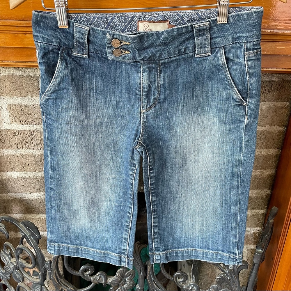 Paige denim Bermuda jean shorts size 26